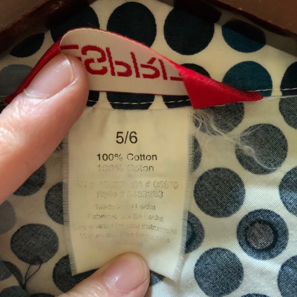 Esprit Vintage 5/6 (S) polka dot button down Top - Picture 6 of 6